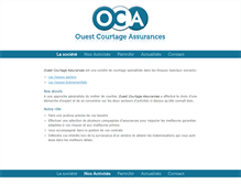 Tablet Screenshot of ouest-courtage.com